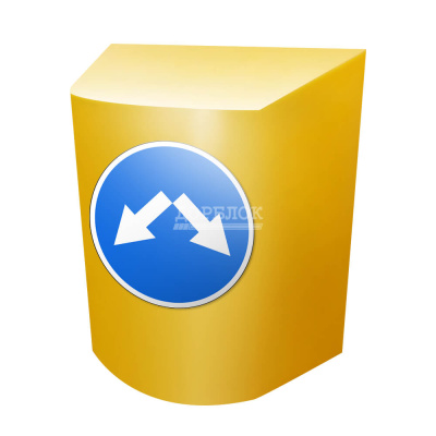 Буфер дорожный 1250х1200х920 с маской 4.2.3