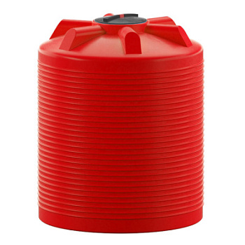 Емкость VER 3000 КАС - Красный,  Стандартная крышка,  0