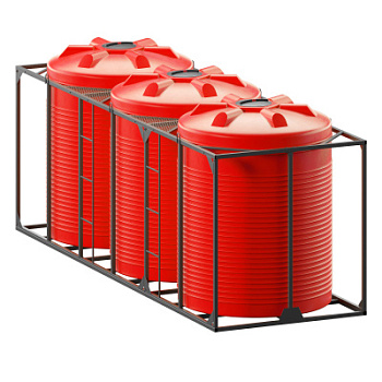 Транспортная кассета 3х5000 с емкостями VER 5000 КАС  Транспортная кассета 3х5000 с емкостями VER 5000 КАС